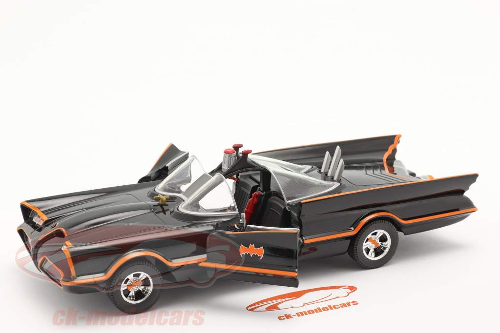 Batmóvel Clássico televisão Series Batman (1966) Preto 1:24 Jada Toys