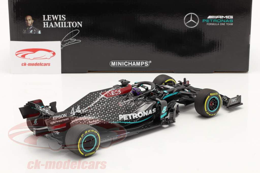 L. Hamilton Mercedes-AMG F1 W11 #44 优胜者 施蒂里亚 GP 公式 1 世界冠军 2020 1:18 迷你冠军