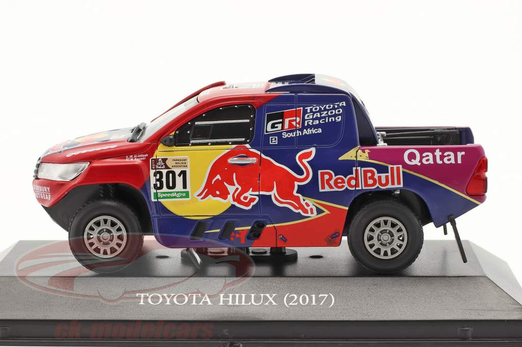 Toyota Hilux #301 Rallye Dakar 2017 Al-Attiyah, Baumel 1:43 Premium Collectibles