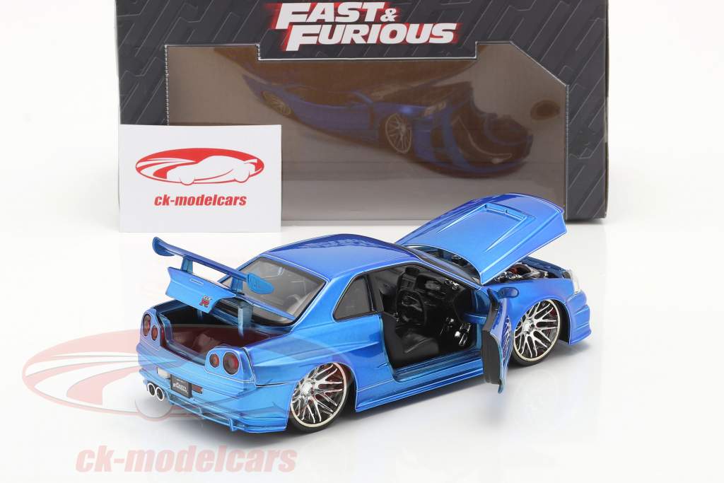 Jadatoys 1:24 Brian´s Nissan Skyline GT-R (R34) Fast と