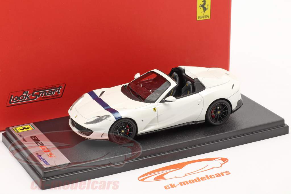 Ferrari 812 GTS Spider Año de construcción 2019 italia blanco / azul 1:43 LookSmart