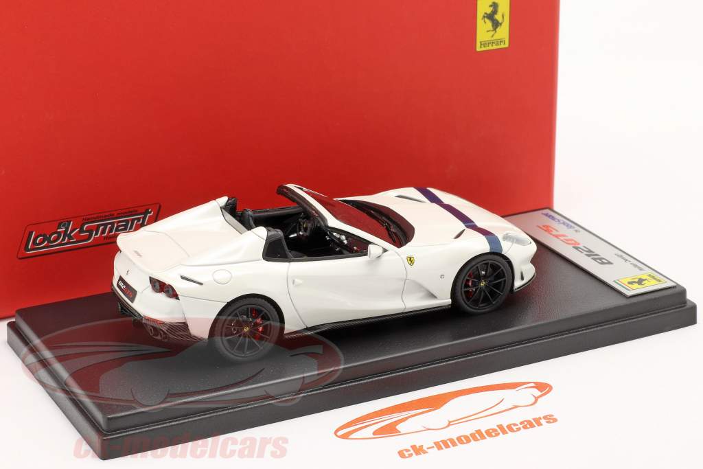 Ferrari 812 GTS Spider Anno di costruzione 2019 bianco italia / blu 1:43 LookSmart