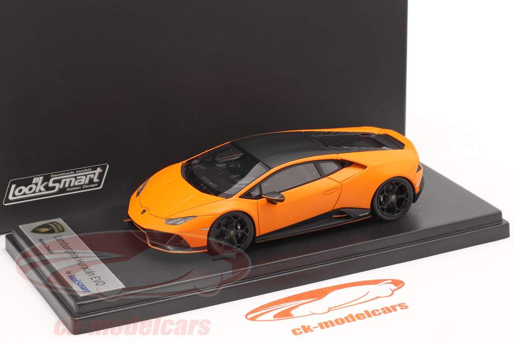 Lamborghini Huracan Evo Fluo Capsule 2020 マット オレンジ 1:43 LookSmart