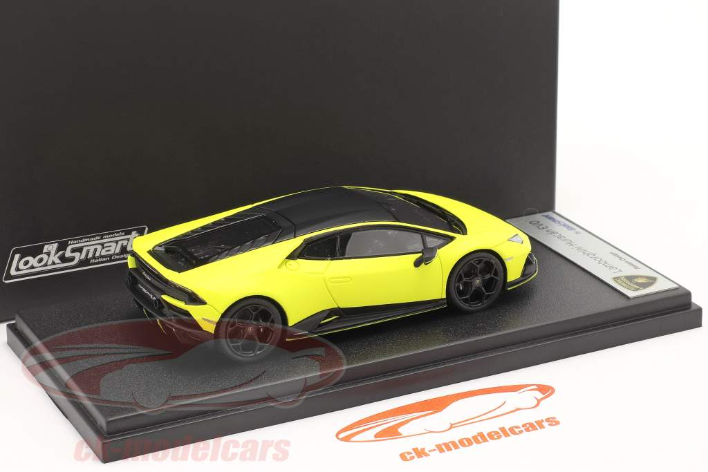 Lamborghini Huracan Evo Fluo Capsule 2020 tapis jaune 1:43 LookSmart