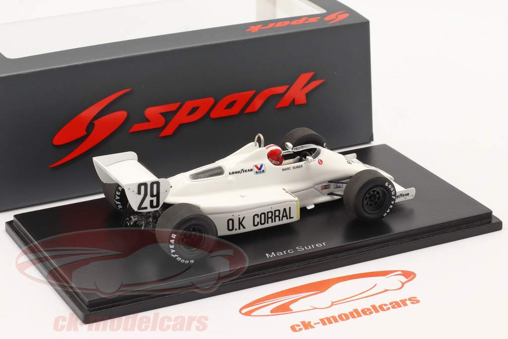 Marc Surer Arrows A6 #29 Frankreich GP Formel 1 1983 1:43 Spark