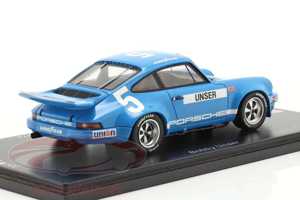 Porsche RS 3.0 #5 3e IROC Daytona 1974 B. Unser 1:43 Spark