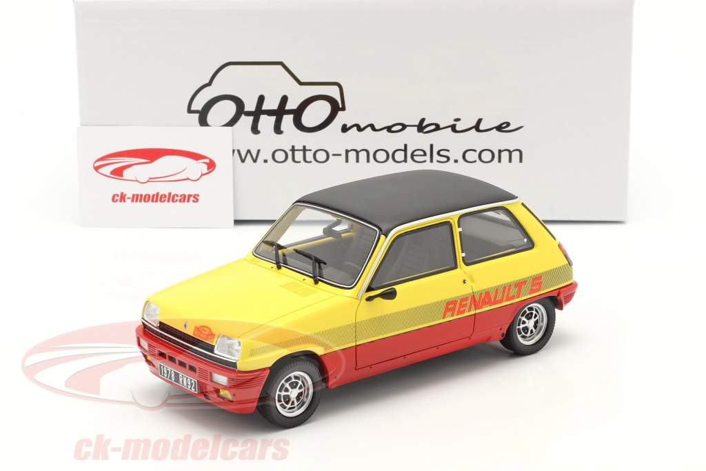 Renault R5 TS Montecarlo Baujahr 1978 rot / gelb / schwarz 1:18 OttOmobile