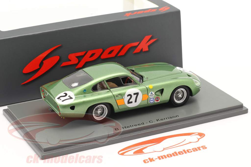 Aston Martin DP214 #27 2000 km Daytona 1964 Hetreed, Kerrison 1:43 Spark