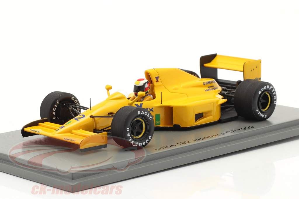 スパーク SPARK ロータス LOTUS 101 Spark 1:43 Johnny Herbert Lotus 102 #12 Japan GP formula 1