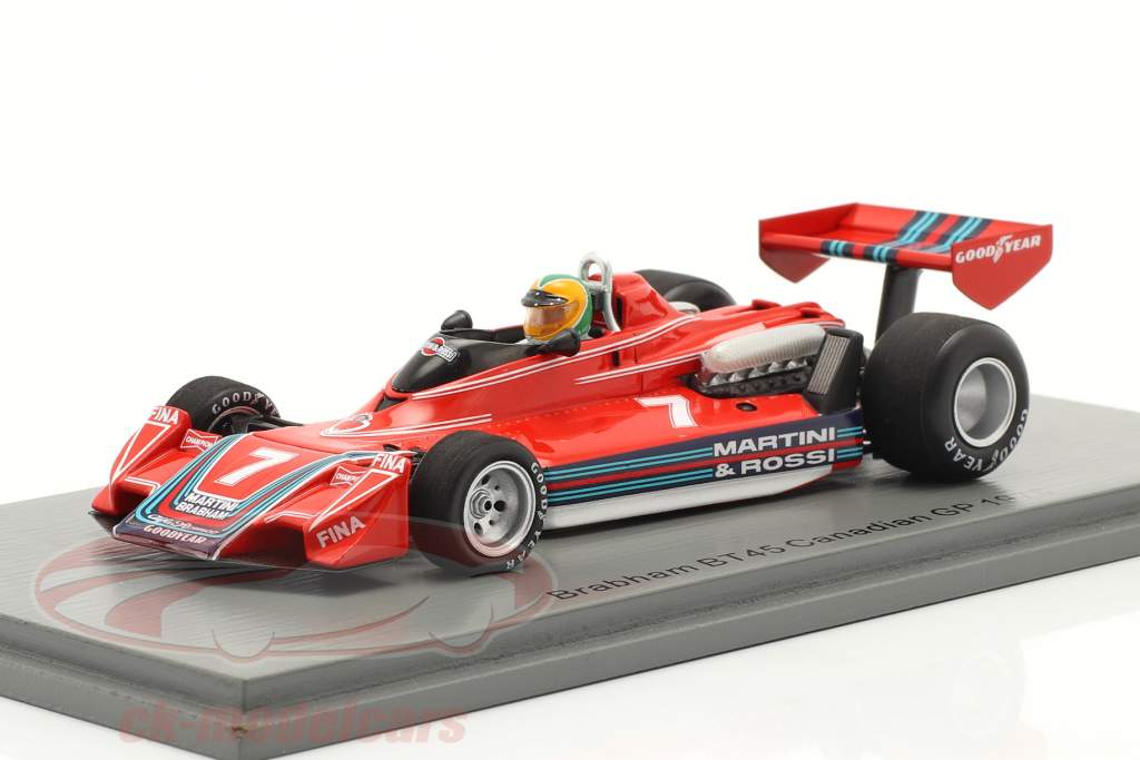 Larry Perkins Brabham BT45 #7 Canada GP formula 1 1976 1:43 Spark