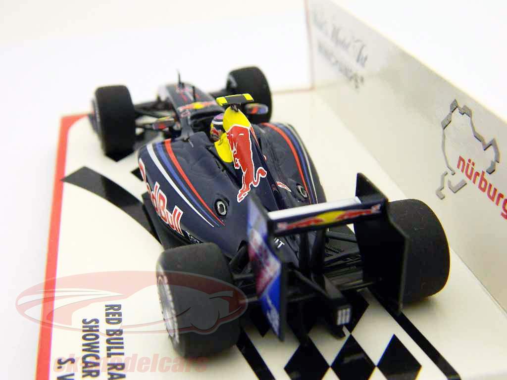 S. Vettel show car in 2009 Nurburgring Red Bull Racing 1:43 Minichamps