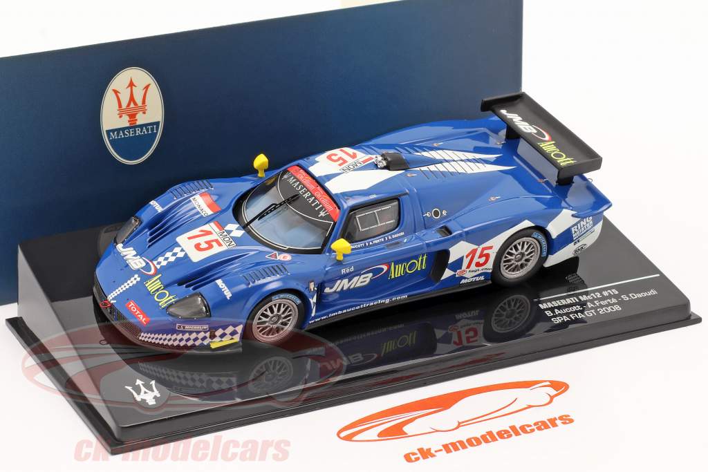 Maserati MC12 #15 Aucott, Ferte, Daoudi Spa Fia GT 2008 1:43 Ixo