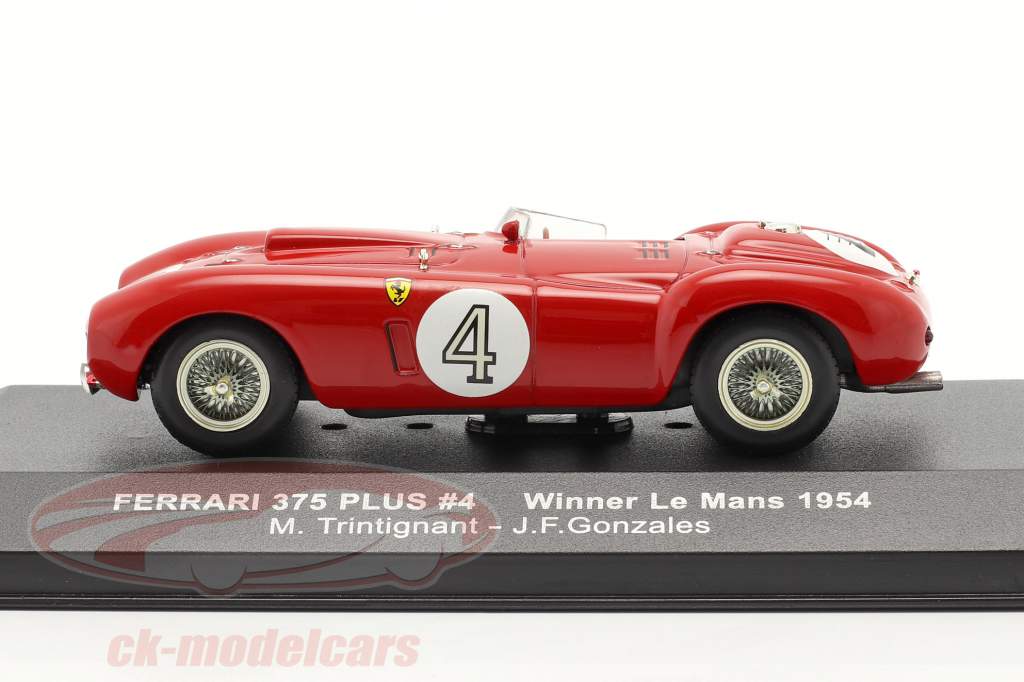 Ferrari 375 Plus #4 Ganador 24h LeMans 1954 Trintignant, Gonzales 1:43 Ixo