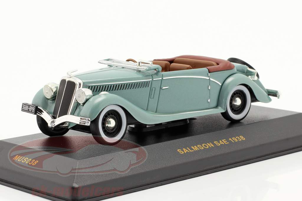 Salmson S4E Год постройки 1938 серо-зеленый 1:43 Ixo