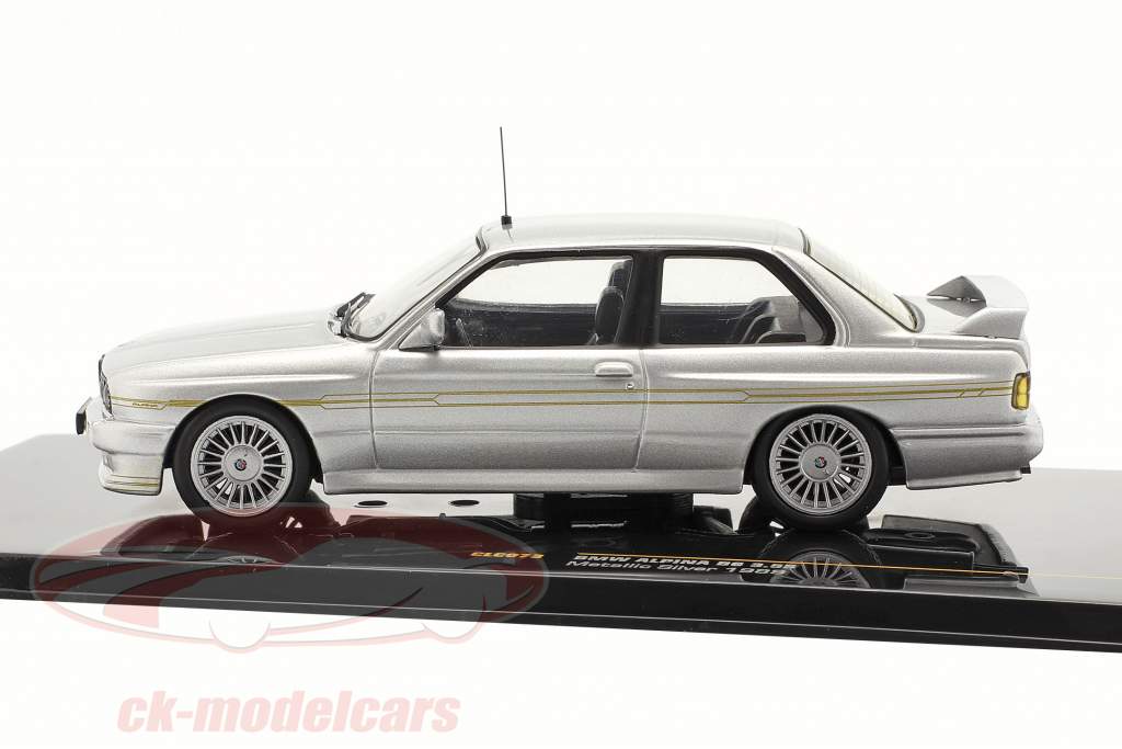 BMW Alpina B6 3.5S anno 1989 argento metallizzato / argento metallizzato 1:43 Ixo