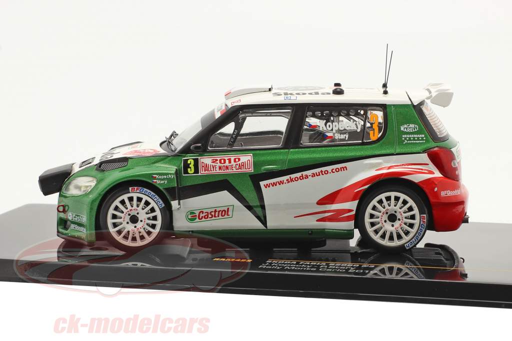Skoda Fabia S2000 Kopecky #3, Stray Monte Carlo Rally 2010 1:43 Ixo
