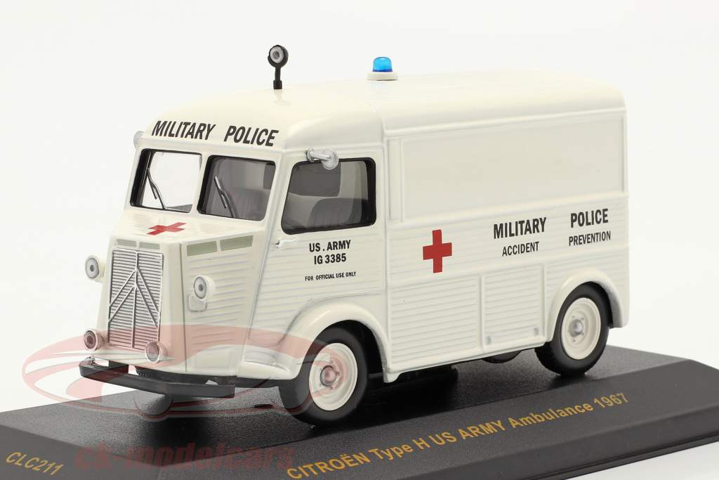Citroen Type H année 1967 de la armée américaine Ambulance 1:43 Ixo