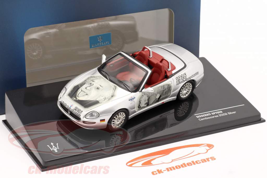 Maserati Spyder Cambiocorsa modello 2002 Albert Einstein 1:43 Ixoo