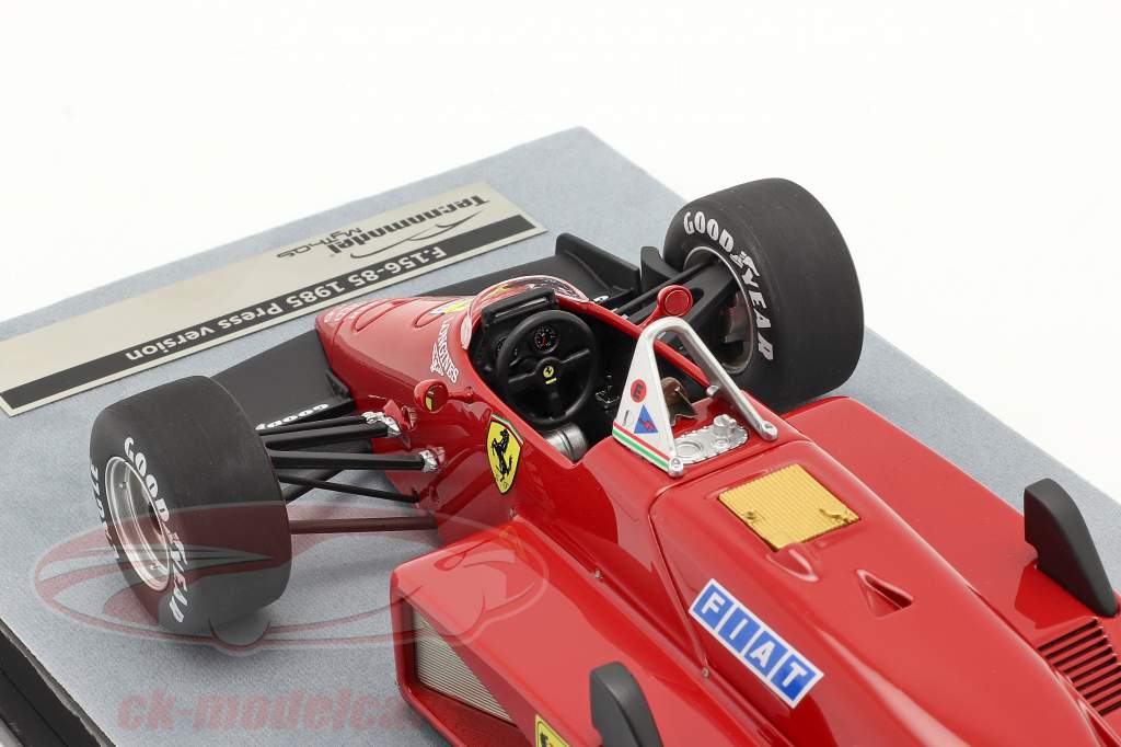 Michele Alboreto Ferrari 156/85 druk op versie formule 1 1985 1:18 Tecnomodel