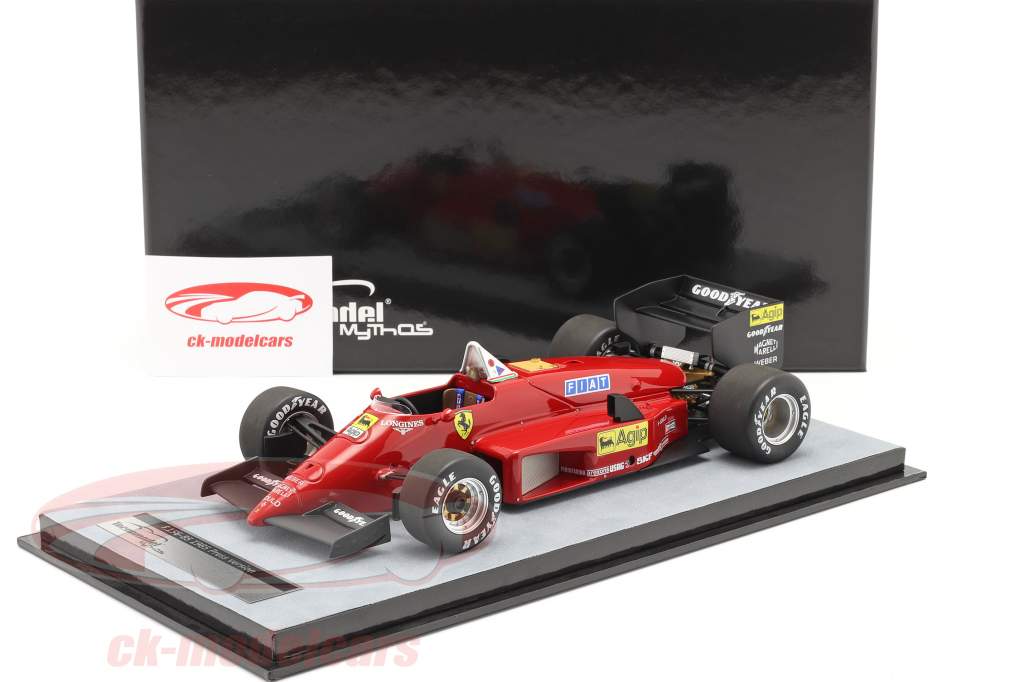 Michele Alboreto Ferrari 156/85 Trykke version formel 1 1985 1:18 Tecnomodel