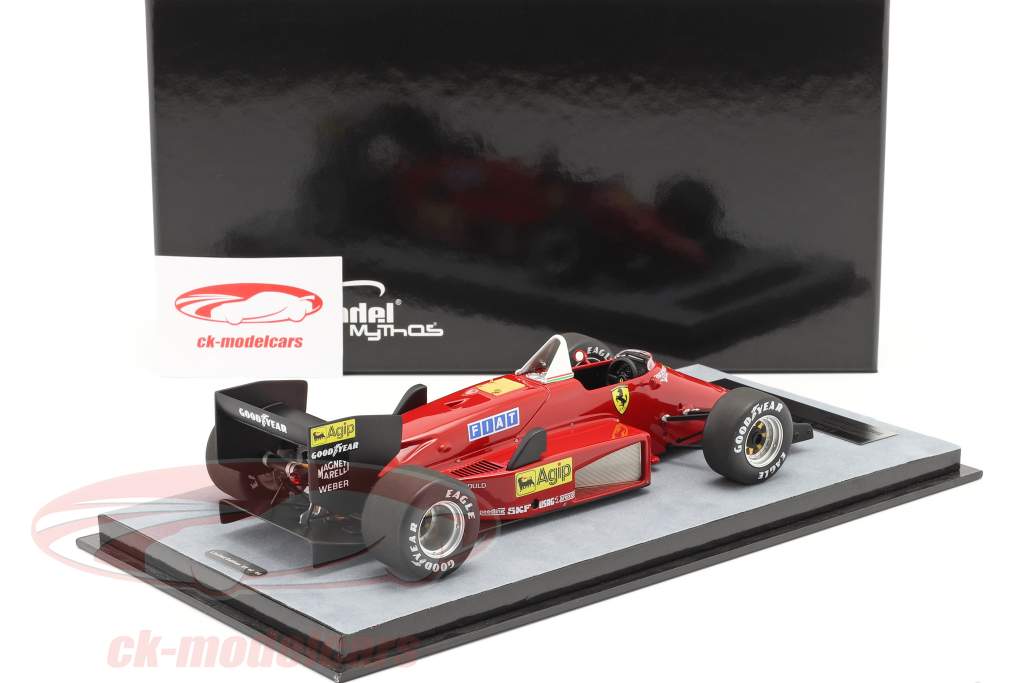 Michele Alboreto Ferrari 156/85 Trykke version formel 1 1985 1:18 Tecnomodel