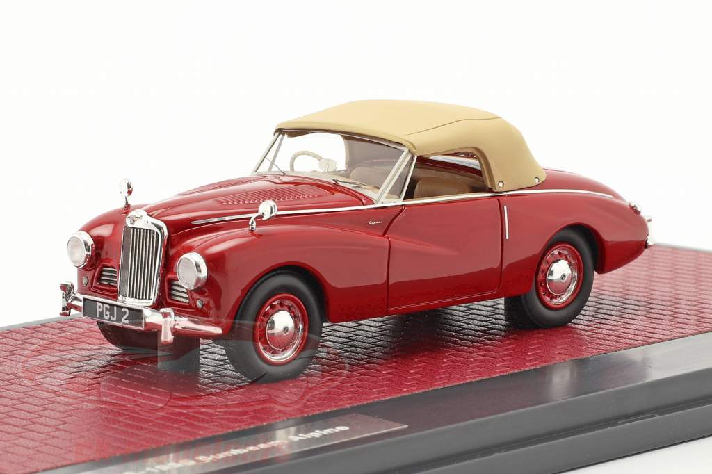 Sunbeam Alpine Closed Top Byggeår 1953-1955 rød 1:43 Matrix