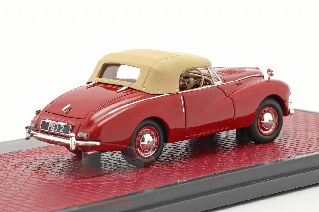 Sunbeam Alpine Closed Top Ano de construção 1953-1955 vermelho 1:43 Matrix