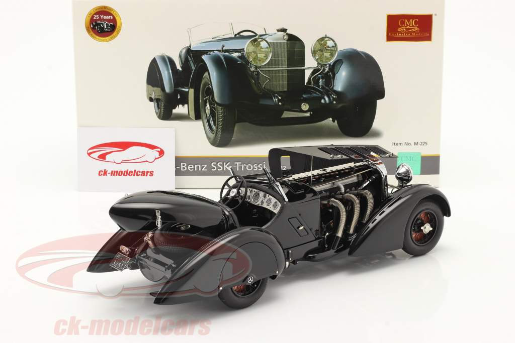 CMC 1:18 Mercedes-Benz SSK Trossi The Black Prince year 1932
