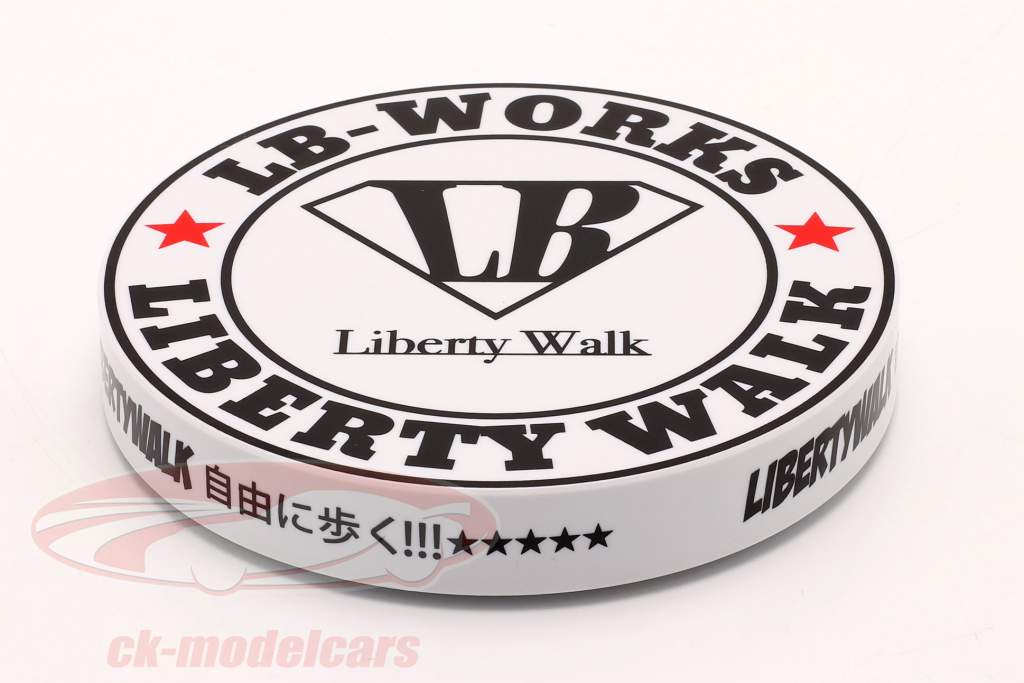 LB-Works Liberty Walk Type A giradischi bianca / nero 1:64 TrueScale