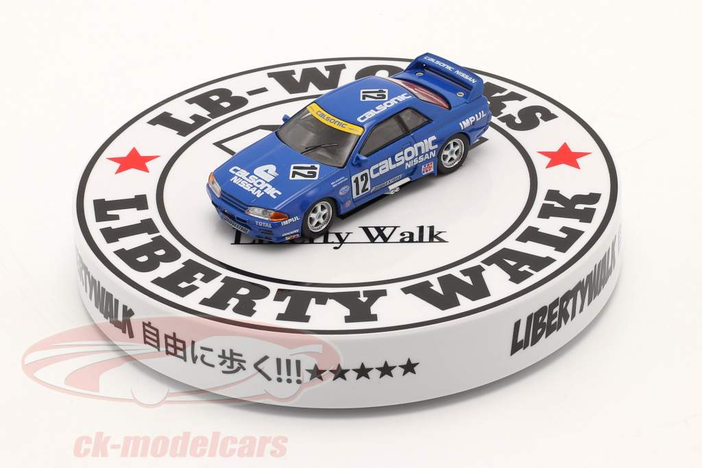 LB-Works Liberty Walk Type A Drehteller weiß / schwarz 1:64 TrueScale