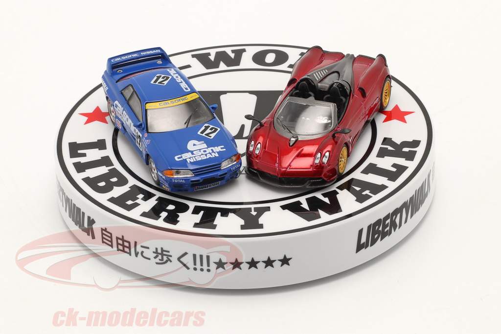 LB-Works Liberty Walk Type A giradischi bianca / nero 1:64 TrueScale