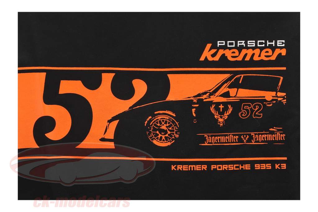 T-Shirt Kremer Racing Jägermeister Porsche 935 K3 黒