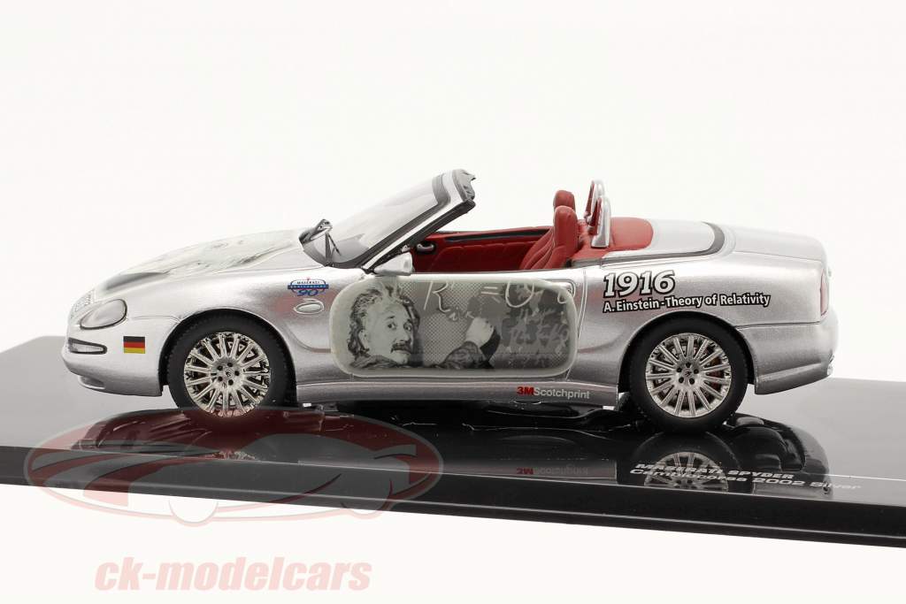 Maserati Spyder Cambiocorsa modello 2002 Albert Einstein 1:43 Ixoo