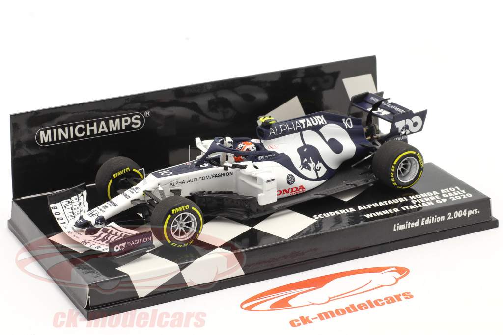 P. Gasly Alpha Tauri AT01 #10 勝者 イタリアの GP 式 1 2020 1:43 Minichamps