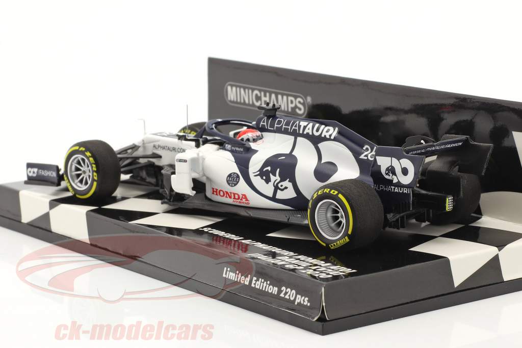 Daniil Kvyat Alpha Tauri AT01 #26 Italiensk GP formel 1 2020 1:43 Minichamps