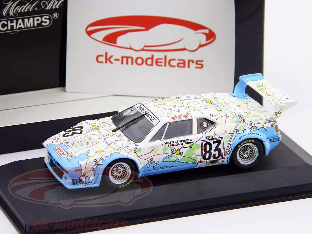 BMW M1 #83 24h LeMans 1980 Pironi / Quester / Mignot 1:43 Minichamps
