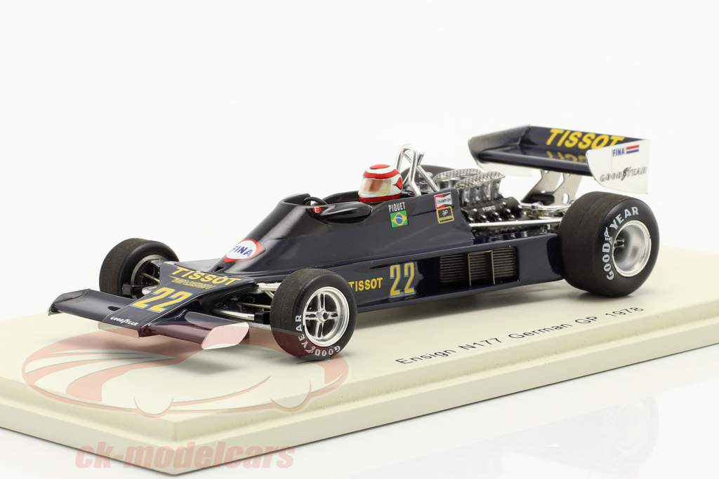 Nelson Piquet Ensign N177 #22 Alemania GP fórmula 1 1978 1:43 Spark
