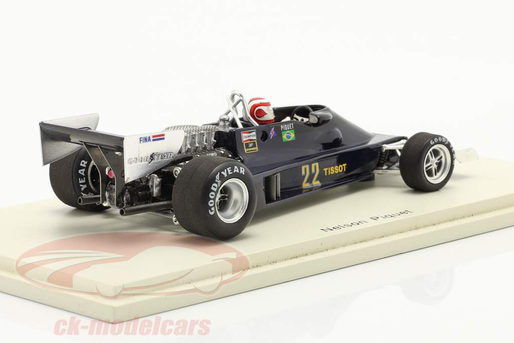 Nelson Piquet Ensign N177 #22 Alemania GP fórmula 1 1978 1:43 Spark