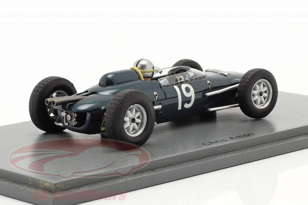 Chris Amon Lola Mk4A #19 Grande-Bretagne GP formule 1 1963 1:43 Spark
