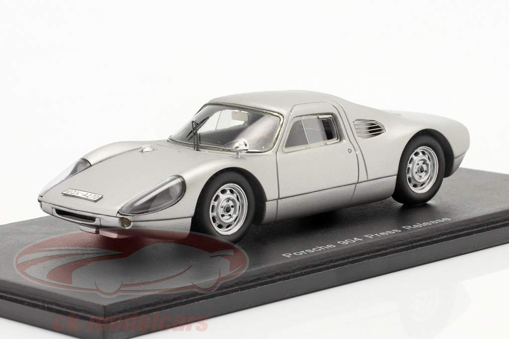 Porsche 904 Press Release plata 1:43 Spark
