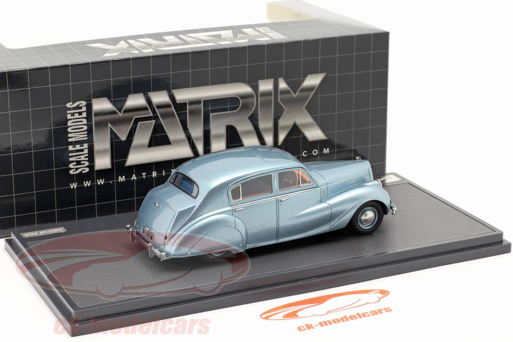 Austin A135 Princess II Baujahr 1950 blau metallic 1:43 Matrix