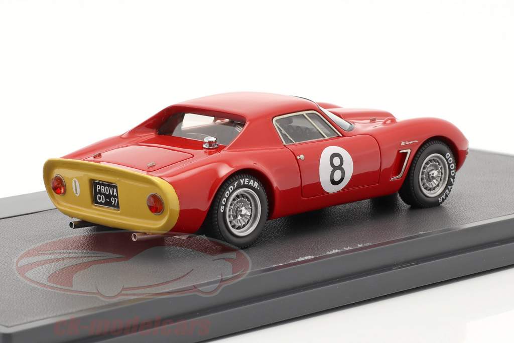 Iso Daytona 6000 GT Prototipo #8 År 1965 rød 1:43 Matrix