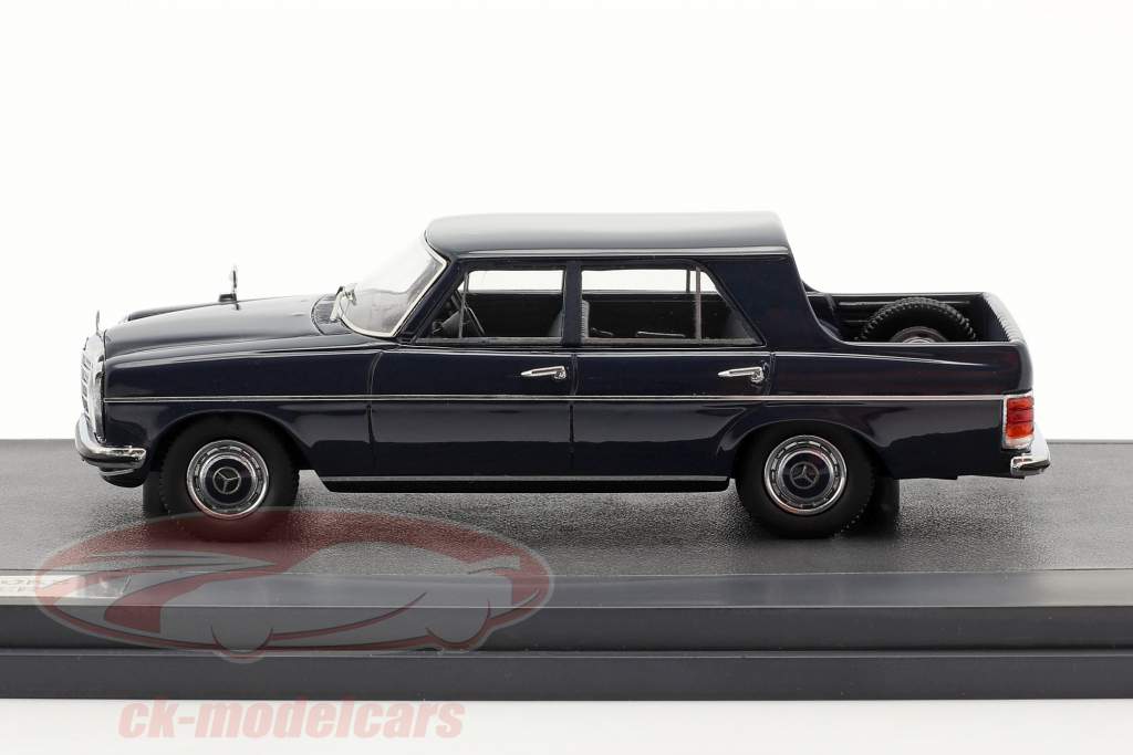 Mercedes-Benz Binz W115 Pick Up Double Cabin Baujahr 1930 dunkelblau 1:43 Matrix