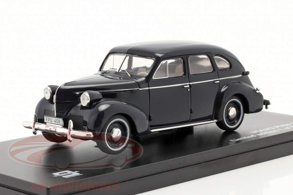 Volvo PV60 År 1947 mørkeblå 1:43 Triple 9