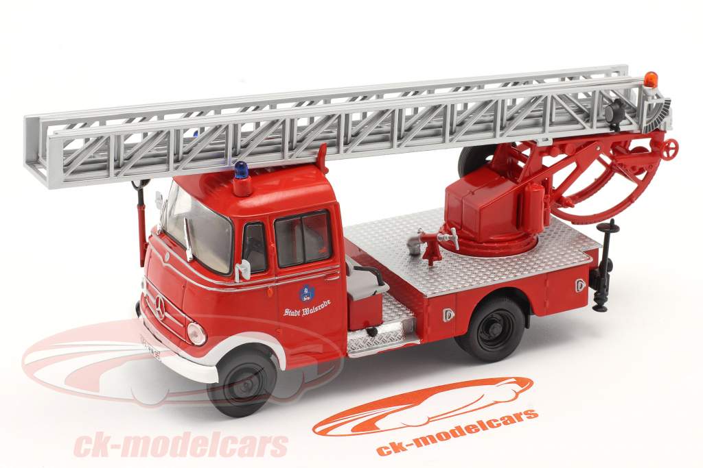 Mercedes-Benz L319 pompiers Walsrode Avec Échelle tournante rouge 1:43 Altaya