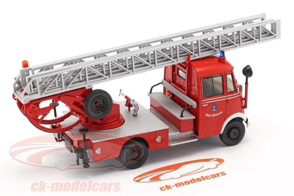 Mercedes-Benz L319 vigili del fuoco Walsrode Con Scala per giradischi rosso 1:43 Altaya