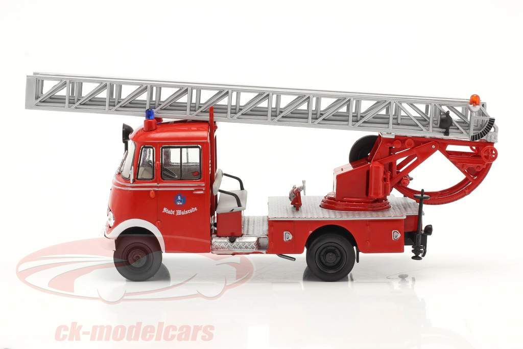 Mercedes-Benz L319 vigili del fuoco Walsrode Con Scala per giradischi rosso 1:43 Altaya