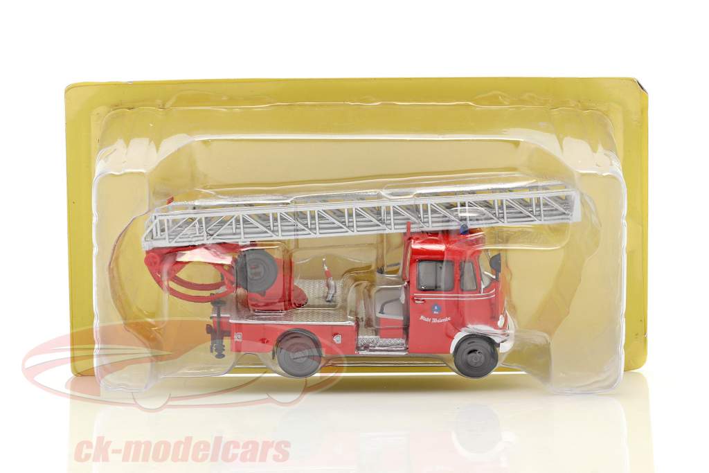 Mercedes-Benz L319 vigili del fuoco Walsrode Con Scala per giradischi rosso 1:43 Altaya
