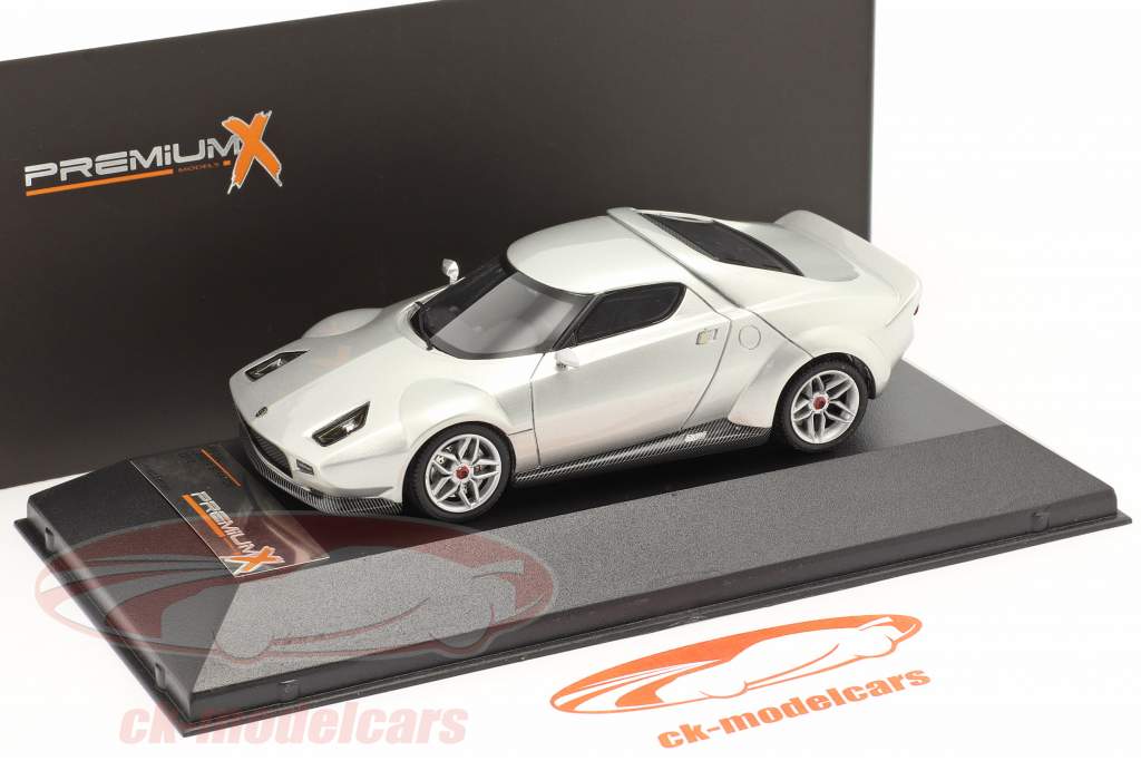 Lancia Stratos Anno 2010 argento 1:43 Premium X
