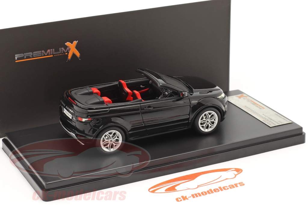 Range Rover Evoque Convertible Motor Show Genf 2012 schwarz 1:43 Premium X